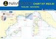 franz&ouml;sische Sportbootkarten Navicarte Chart Kit MED3